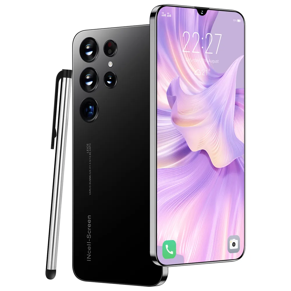 2022 nuovo Galax S22 + S23 + U1tra 5G telefono 6.8 pollici 8Gb + 256GB Smartphone Android 13 all'ingrosso cellulare telefoni cellulari