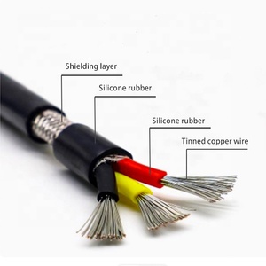 Silikon korumalı tel yüksek sıcaklığa dayanıklı 2 3 4 çekirdekli kablo 600V kalaylı çok çekirdekli anti-girişim sinyal kılıflı tel - Product Image 2