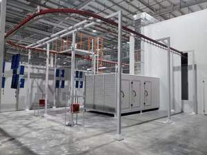 Low Investment <strong>Cost</strong> Cyclone Electrostatic Powder Coating Booth Economical Startup Business <strong>Entry</strong>-Level Small Curing Oven - Product Image 2
