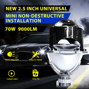 Xenplus ชุดโปรเจคเตอร์ BI Kit,ชุดซีนอน3นิ้วซีนอน H4 V3 360องศาติดตั้งเพิ่ม12V 70W 5500K เลนส์โปรเจคเตอร์ LED ลำแสงสูงต่ำ - Product Image 2