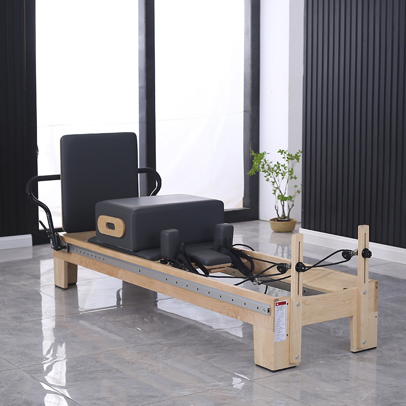 Pilates Reformer(Maple) With Rail
