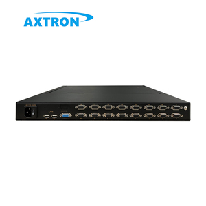 VGA 1U机架式抽屉4K UHD 60Hz 1080p KVM交换机，带8个端口，可用于17-19英寸控制台服务器计算机库存 - Product Image 1