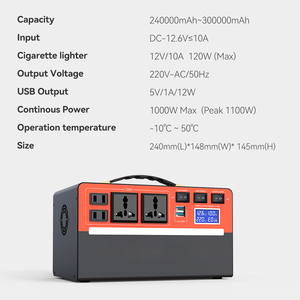 Power Bank Module 300000mah <strong>1000</strong> Watt Power Station <strong>Fast</strong> Charging 1000W Type-C to Type-C PD Cable Laptop Power Bank - Product Image 4