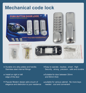 Popular Design Push Button Door <strong>Lock</strong> Security Mechanical <strong>Code</strong> Door <strong>Handle</strong> <strong>Lock</strong> - Product Image 6