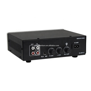 Dual Analog VU Meter <strong>2</strong> Way Turntable Player Speaker <strong>Audio</strong> Switcher Box - Product Image 2