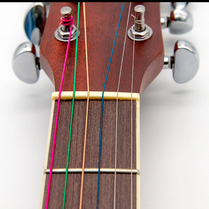 Paisen字符串Guitarra科德Guitare设计者不锈钢单涂层彩色Acustic吉他字符串散装