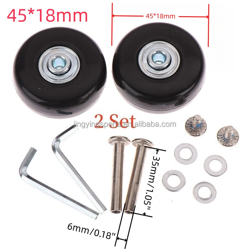 Black Pu-45*18mm-2 Kits-180g