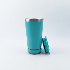 ビールオープナーとBluetoothスピーカー、取り外し可能な底部を備えた16OZの新しいデザインの金属カップ - Product Image 3