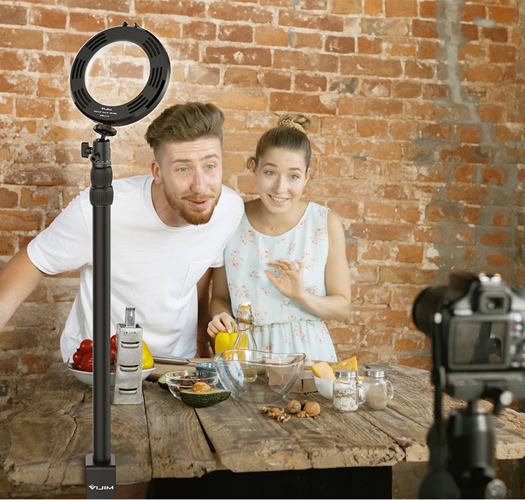 ODM/OEM VIJIM LS03 Light Stand With Phone Holder for iPhone One Plus