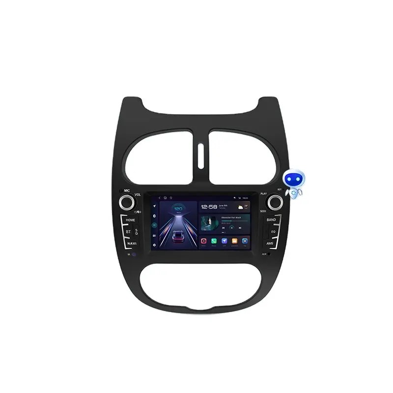 Junsun Rusia almacén entrega rápida Android Auto Radio para Peugeot 206 206CC 206SW 2001 - 2008 Carplay Radio de coche