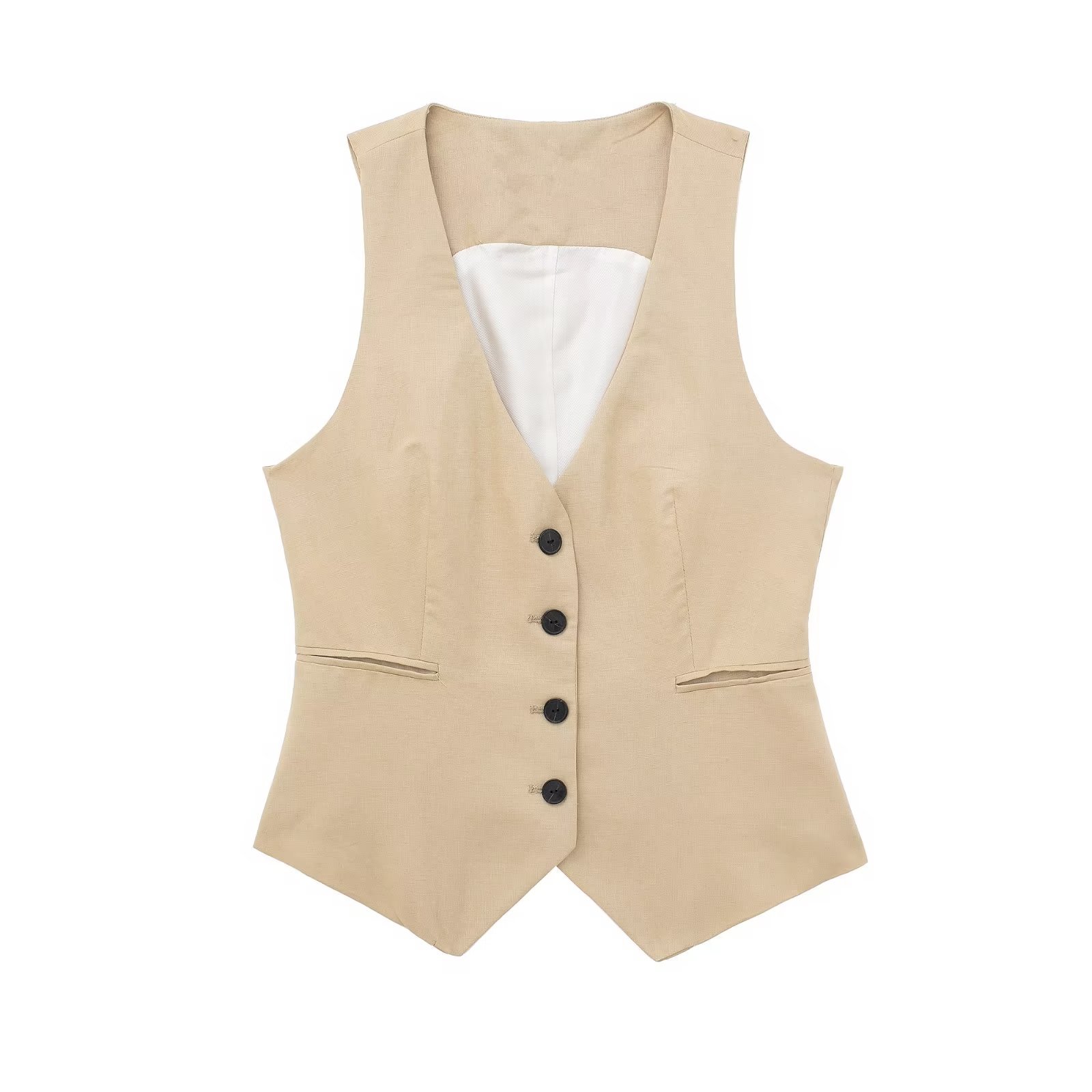 Beige gilet