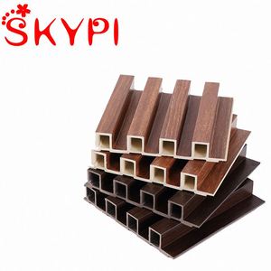 Bambu elyaf entegre mantar 3D duvar paneli beyaz Upvc kaplama levhalar duvar paneli De Pidras 3D - Product Image 2