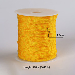 XuQian 80 # Cuerda de nudo chino de nailon Cuerda de hilo de macramé de cola de rata 1,5mm - Product Image 5