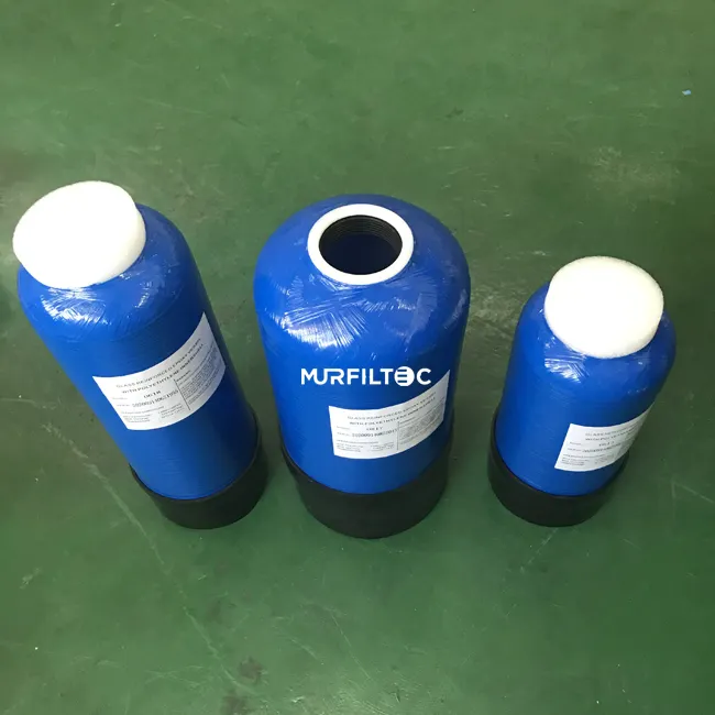 Produsen bejana tangki serat kaca frp warna biru 613 / 617 /817 / 1054 untuk sistem penyaring air ro