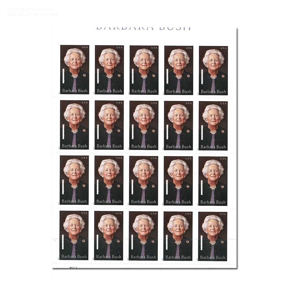 White Y258 2025 Barbara Bush