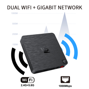 QUNSHI เดสก์ท็อปคอมพิวเตอร์ขนาดเล็ก Fanless,คอมพิวเตอร์อุตสาหกรรม J4125 J1900 N3350 I3 I5 NUC Mini Pc พร้อม Dual RS232 Dual Lan T4 PRO - Product Image 3