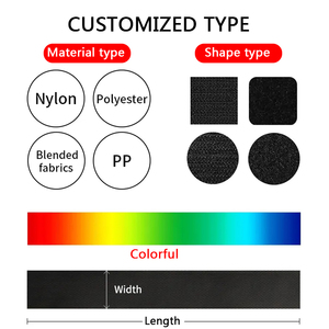 Đen 2 inch may trên móc và vòng lặp phong cách không dính trở lại dải Nylon vải Fastener không dính interlocking Băng - Product Image 6