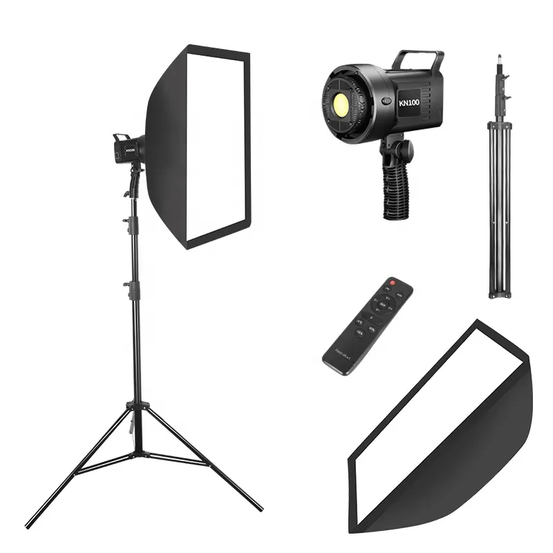 100W LED Studio Fotografie Foto Blitzlicht Kit Softbox Kit