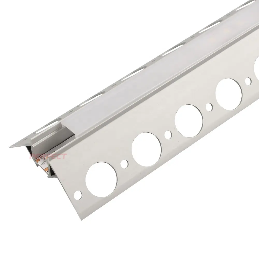 Profilé aluminium pour bande led, 10 & 8mm, encastrable, pour pare-brise, profil en aluminium