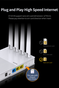 QLOCOM CF-E3 V3 300Mbps LTE Router 4G Standard Sim Card <strong>Modem</strong> Wireless WiFi Router Support Asia/Africa/Europe/Middle East - Product Image 4