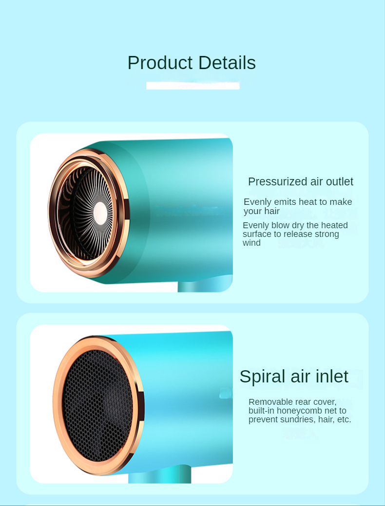 Factory Price Best Quality Salon Hair Dryer Hairdryer with Anion Function Professional Hair Dryer
