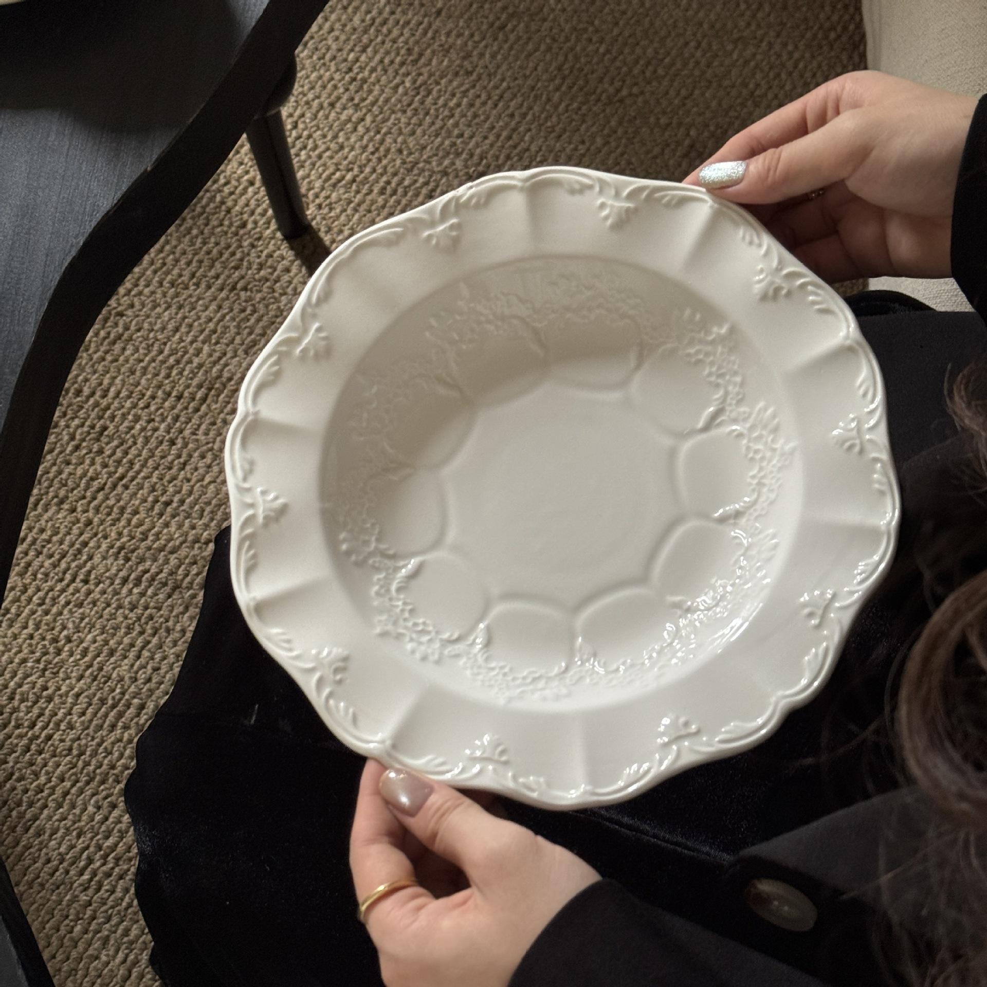 Moonlight Lace soup plate 22.5*3.5