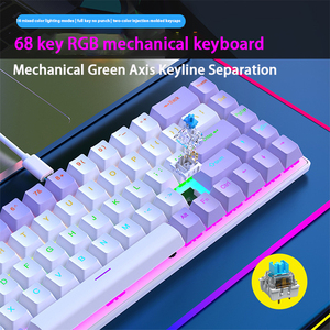 Popular Design 68 <strong>Keys</strong> Wired RGB Backlight Mechanical <strong>Keyboard</strong> <strong>Computer</strong> Gaming <strong>Keyboards</strong> for Desktop - Product Image 5