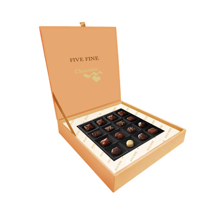 กล่องใส่ช็อคโกแลตทรัฟเฟิลแบบแข็งพิมพ์ลายได้ตามต้องการพร้อมตัวแบ่ง - Product Image 2