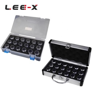 LEE-X ER夹头组0.005 ER08 ER11 ER16 ER20 ER25 ER32 0.008弹簧夹紧夹头，用于ER铣削和钻孔夹头组 - Product Image 2