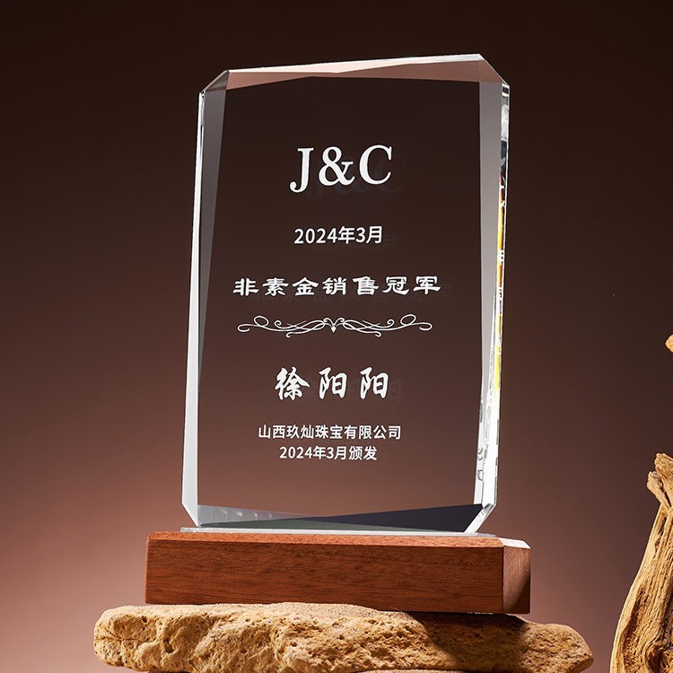 Trofeo premio di merito 22cm x 15cm