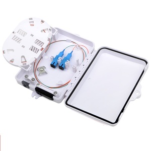 Ngoài trời trắng FTTH sợi quang phân phối hộp 2-core SC Pigtail Adapter đầy đủ ODP Nap chất béo FDB thiết bị đầu cuối hộp - Product Image 1