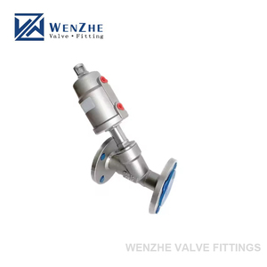 SS304/316/316L Double Acting <strong>Spring</strong> Return Pneumatic BSPT Angle Seat <strong>Valve</strong>