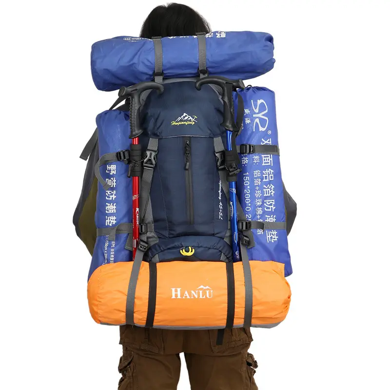 Hafif su geçirmez açık seyahat spor trekking kamp yürüyüş sırt çantası dağcılık sırt çantası sırt çantası