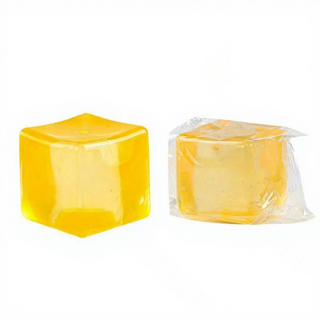 Cubos de hielo grandes de 5 cm - bolsa OPP amarilla
