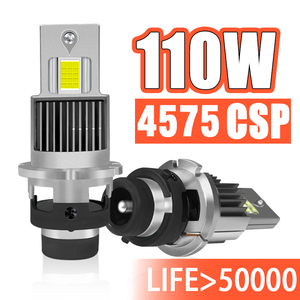 Canbus yeni Mini D2S LED doğrudan fiş LED ampul All-in-one D4S Canbus araba LED farlar ile Led hiçbir hata Xenon ışıkları 6000K LED - Product Image 2