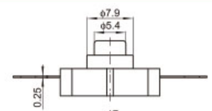 1712 KD Interruptor Lanterna <span class=keywords><strong>LOCK</strong></span> <span class=keywords><strong>17</strong></span>*12*9.5mm Interruptor Da Lâmpada De Mesa Interruptor Botão Lanterna ON-OFF - Product Image 5
