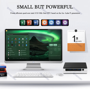 Núcleo de 10. ª generación, Mini PC de escritorio con Windows 10. ª generación, 3 x USB 3,0 DP HD 2,0, 1 x tipo C, DDR4 RAM, Windows 10 - Product Image 6