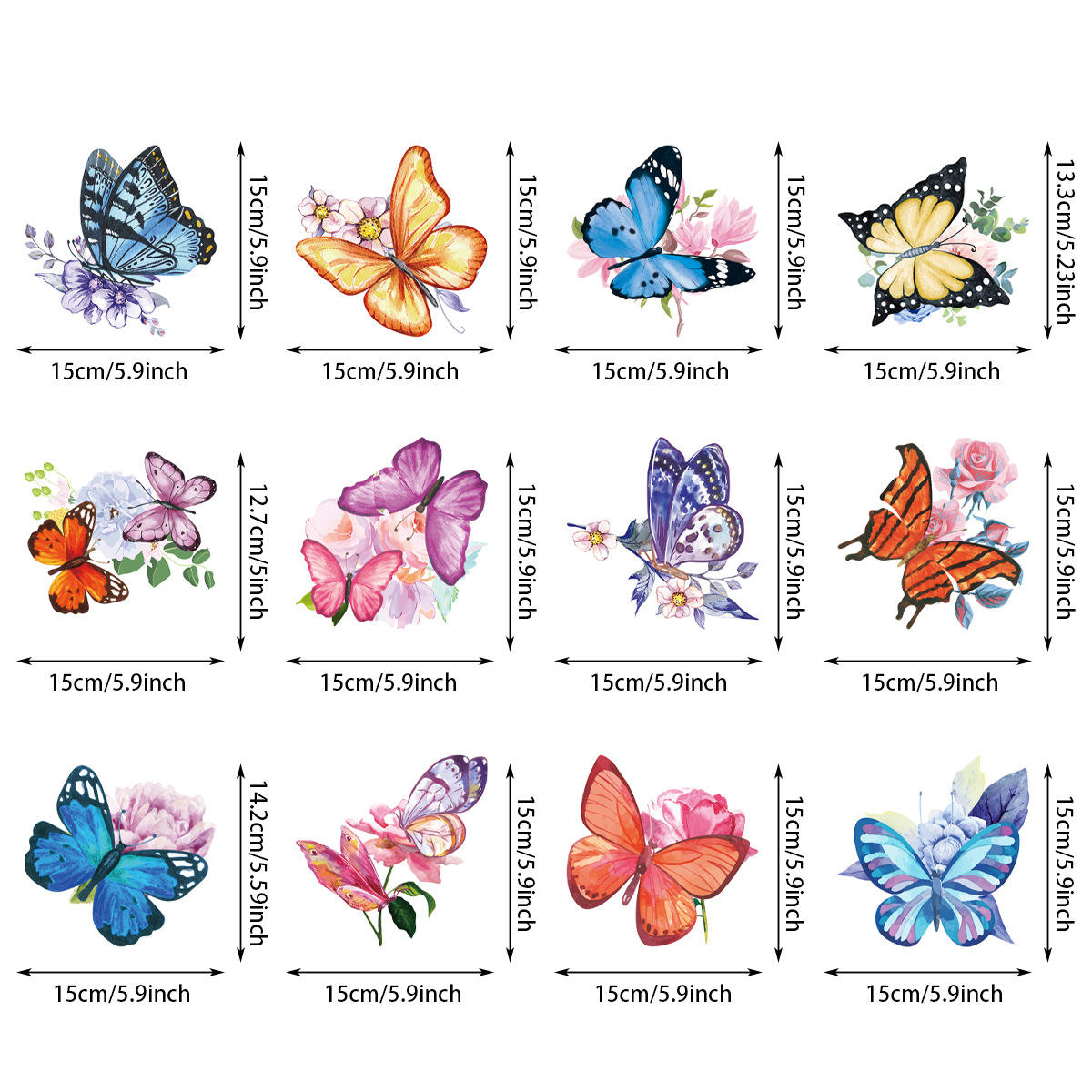 colorful 12 paper sheets+12 single helix