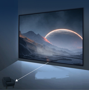 Pantalla de proyector de marco fijo con rechazo de luz ambiental Full HD con marco de borde cero, pantalla de proyección Black Diamond - Product Image 6