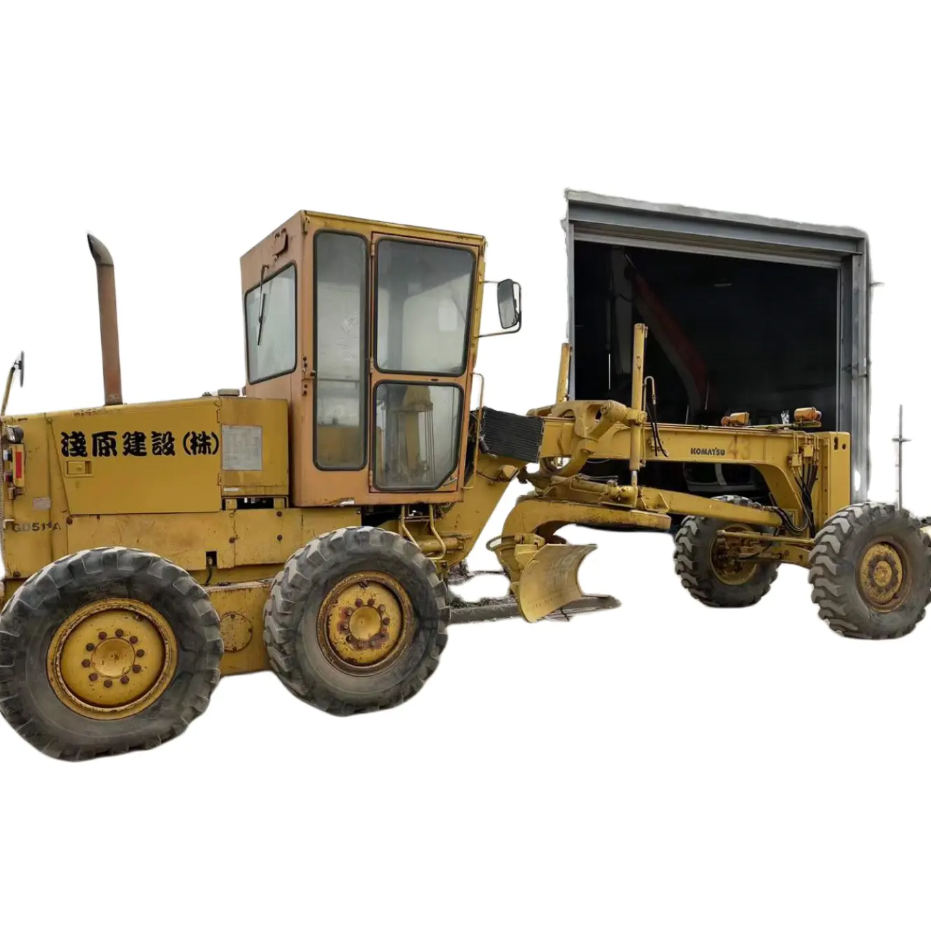 Motoniveladora De Pintura Original Usado Motoniveladora Hidráulica Komatsu GD511 Para Venda