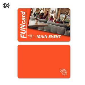 Codice a barre unico codice PIN classico 1K RFID carte NFC Card per il parco di intrattenimento per il tempo libero