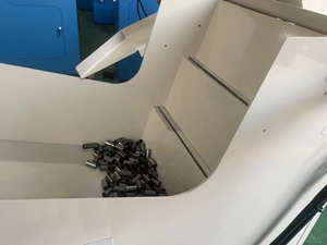 BR-80CNC מנוע סרוו הזנת סרוו CNC אוטומטית חיפוי צינורות כפול ראש מכונה עם מערכת טעינה אוטומטית