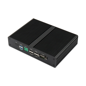 Dual-<strong>Network</strong> J1900 Fanless PS2 Industrial <strong>Computer</strong> Host Low-Power Quad-Core Mini Industrial <strong>Computer</strong> SSD New <strong>Product</strong>-UK Plug - Product Image 1