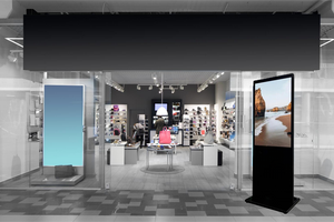 Pantalla táctil LCD para interiores, publicidad interactiva digital electrónica inteligente, quiosco de carga de red WiFi gratuito, pantalla táctil IR - Product Image 5
