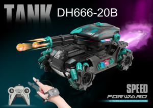 2.4G Watch Remote Control Tank <strong>Car</strong> With 360 Water Marbles Shooting Cannon High Speed Off-Road 4WD Stunt <strong>Functions</strong> <strong>Rc</strong> <strong>Car</strong> - Product Image 4