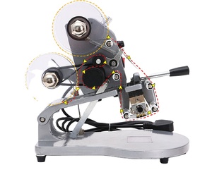 Alta qualità 1-3 linee manuale Batch Foil Stamp timbratura nastro di stampa stampante a caldo Dy-8 macchina di codifica della data per il prezzo di fabbrica - Product Image 1