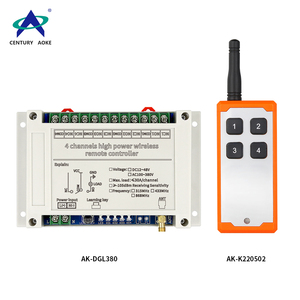 4 pulsanti di apertura telecomando Clone fisso apprendimento codice di rotolamento duplicatore 433mhz telecomando 4ch chiave auto cancello porta Garage - Product Image 4