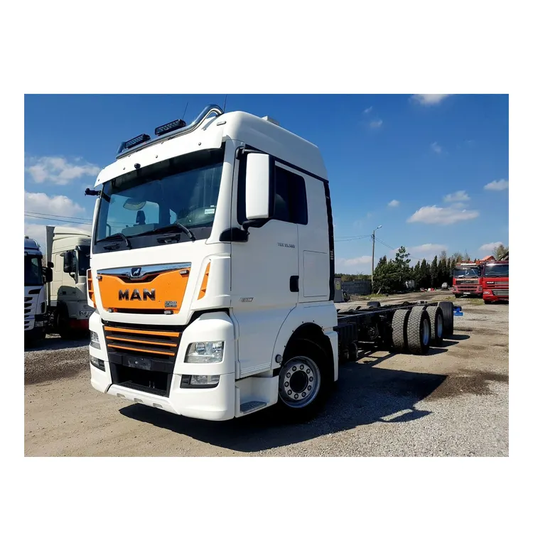 Хорошее качество, б/у автомобиль MAN TGX 35,580 8X4 Radstand 5300 мм, верхний трактор, прицеп, карта, фермерский трактор, прицеп