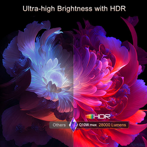 4k 28000 lümen projektör Everycom Q10W Max akıllı WIFI LCD Android HD led projektör 4k projektör ev sineması Video Projecteur - Product Image 4