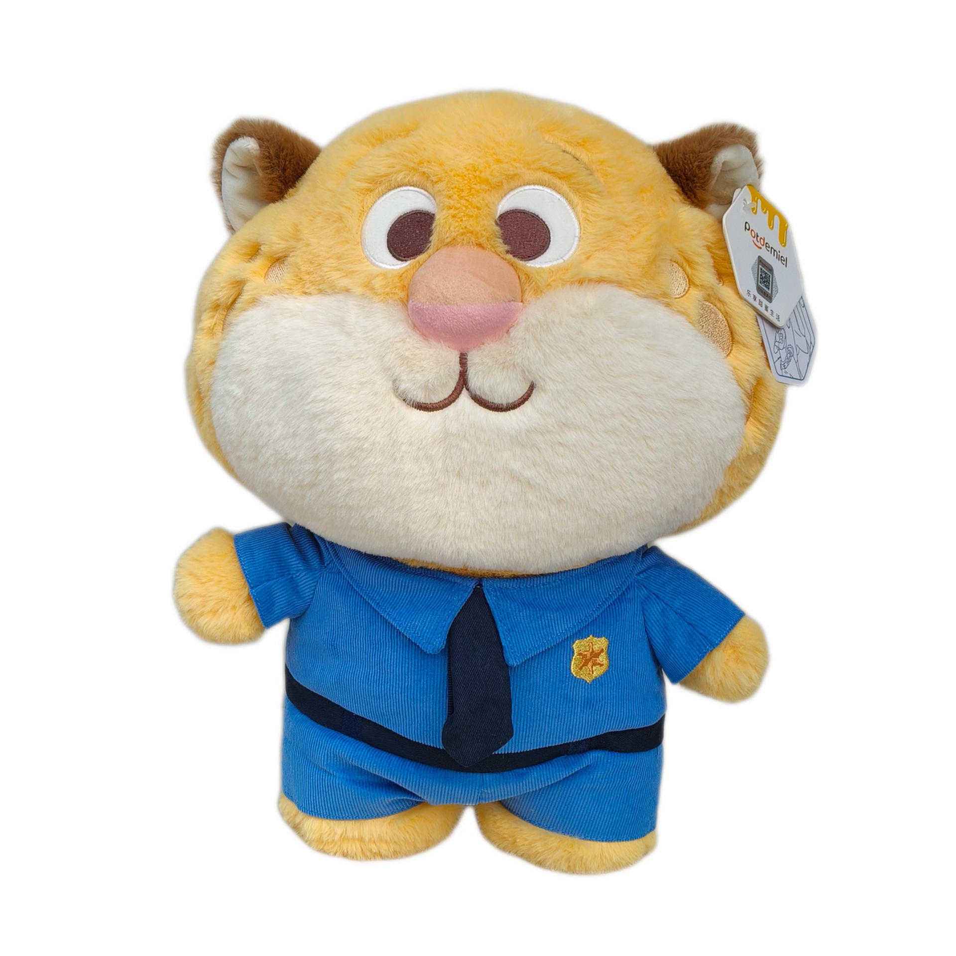 Poupée 39 cm Léopard Officier Candy